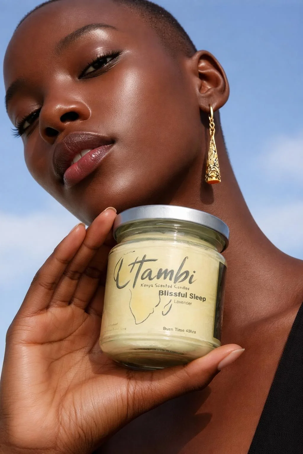 Utambi Blissful Sleep lavender scented candle